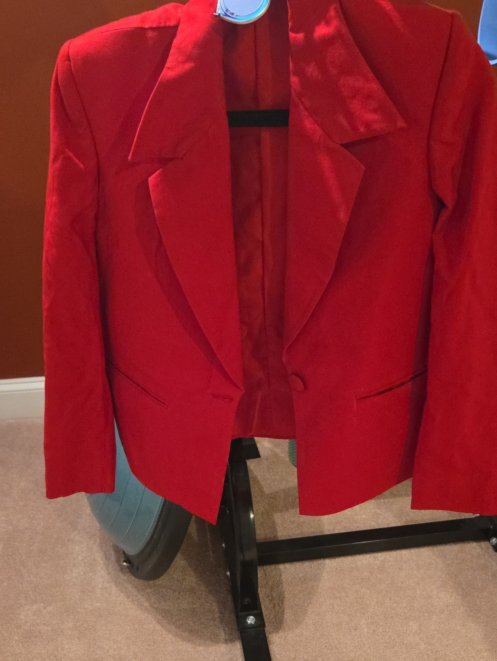 Red Women's Tailored Blazer Jacket